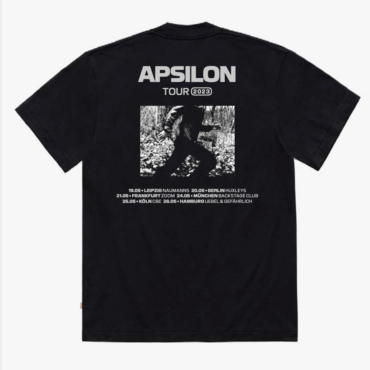 LAUF WEG TOUR SHIRT (schwarz)